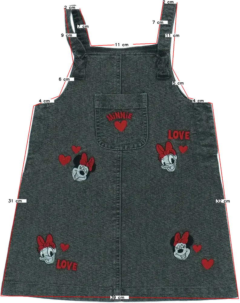 Szürke Disney Kantáros szoknya EU 86 / UK 12-18 hónap / US 18 hónap