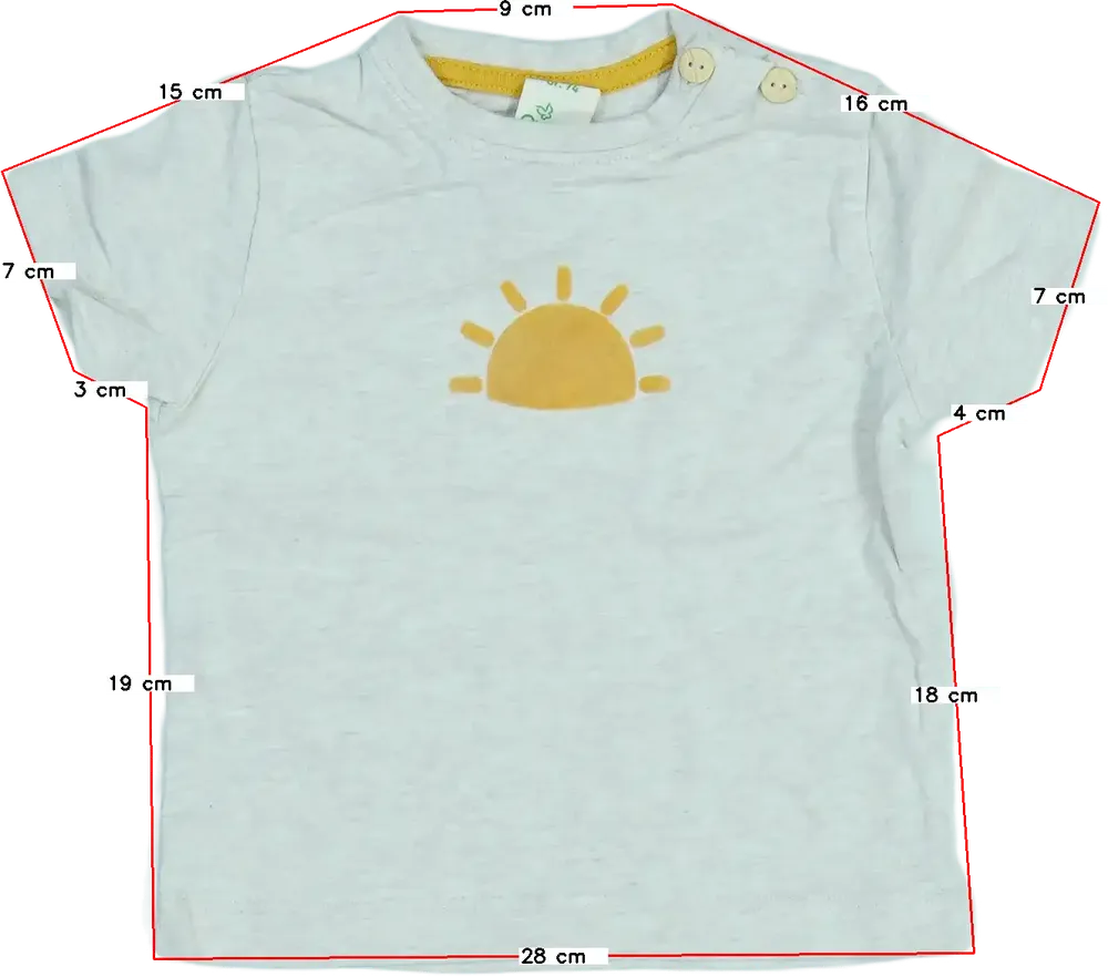 Barna Alana Póló EU 74 / UK 6-9 hónap / US 6-9 hónap