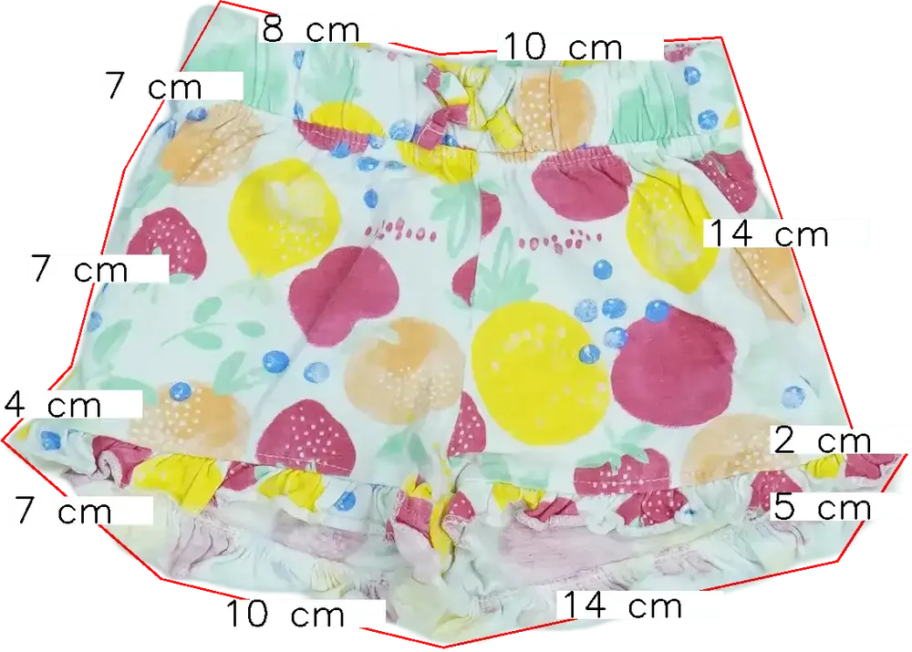 Fehér Primark Rövidnadrág EU 80 / UK 9-12 hónap / US 12 hónap