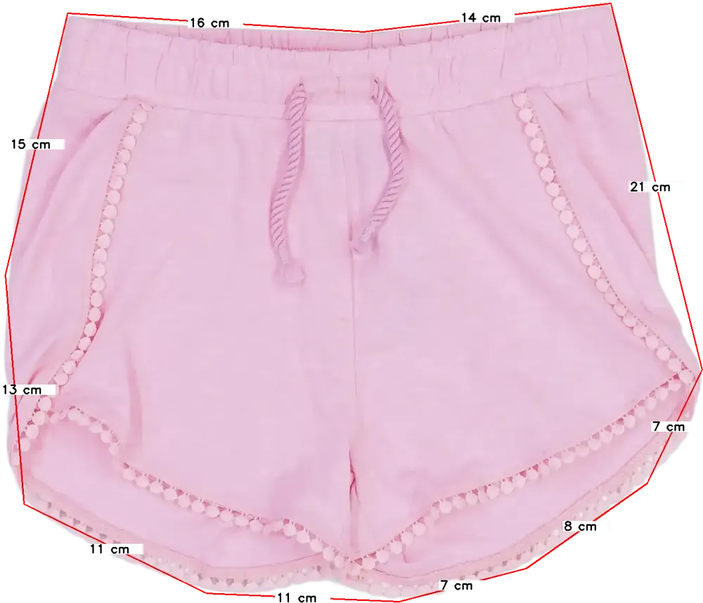 Rózsaszín C&amp;A Rövidnadrág EU 140 / UK 10 év / US 10 év/L