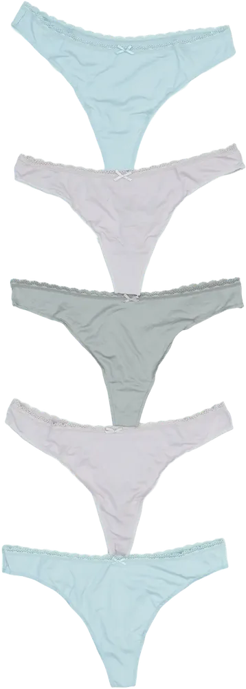 Többszínű Promise Csomag - Lányka / Női bugyik XL