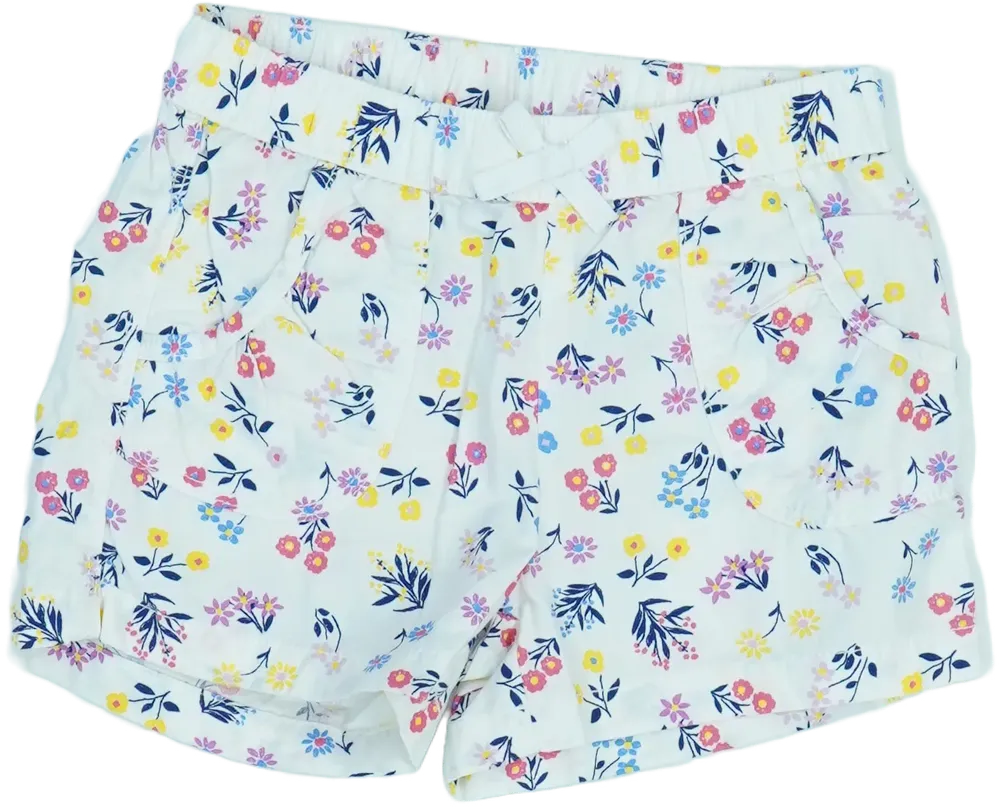 Fehér C&amp;A Rövidnadrág EU 122 / UK 7 év / US 7 év/M