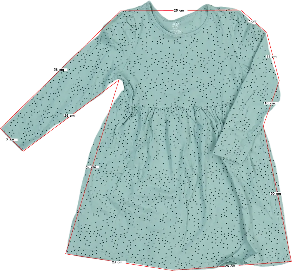 Zöld H&amp;M Ruha EU 116 / UK 6 év / US 6 év/S