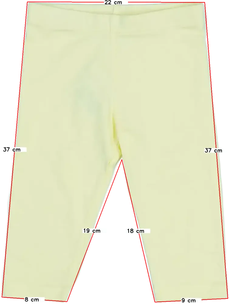 Sárga Primark Rövidnadrág EU 98 / UK 3 év / US 3T