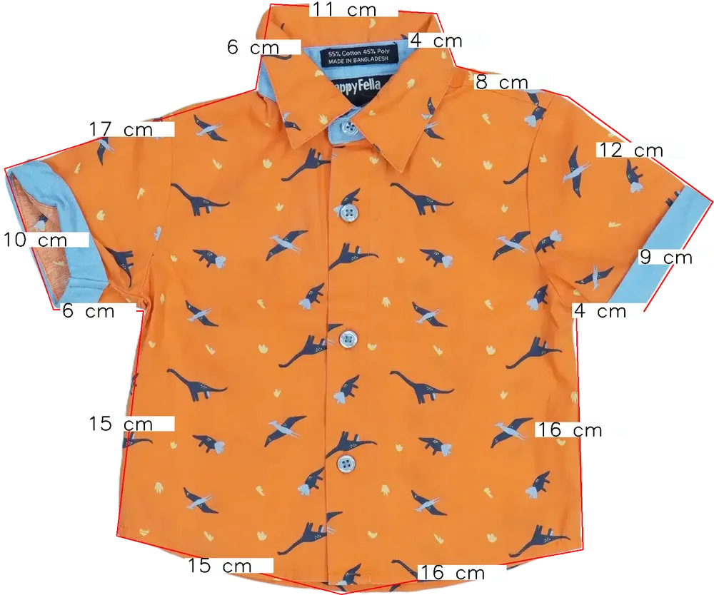 Sárga (narancs) Happy Fella Ing EU 92 / UK 2 év / US 2T