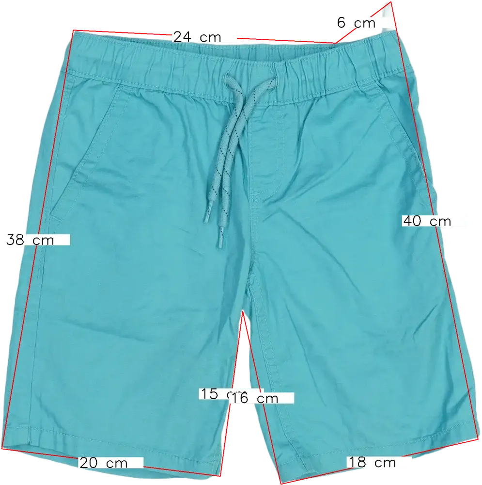 Zöld C&amp;A Rövidnadrág EU 128 / UK 8 év / US 8 év/M