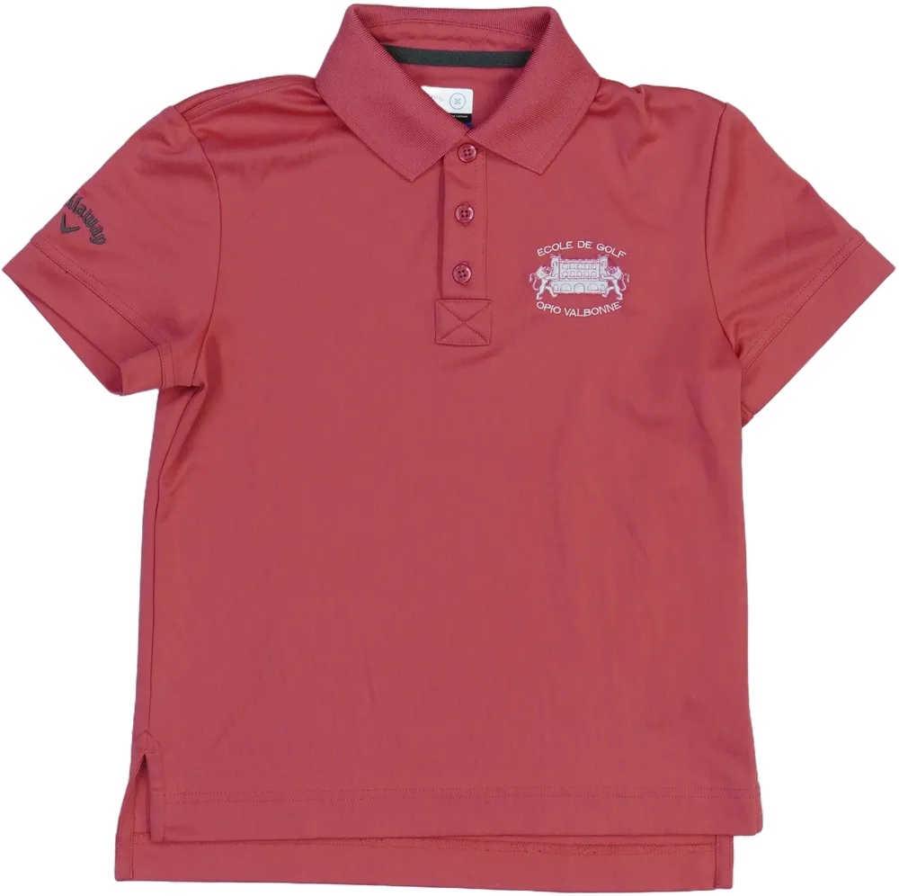 Rózsaszín Callaway Galléros póló EU 140 / UK 10 év / US 10 év/L