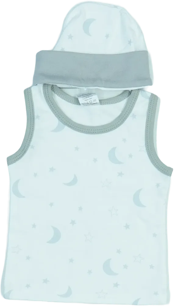 White Baby Plus 2-piece set - Top EU 68 / UK 3-6 months / US 3-6 months