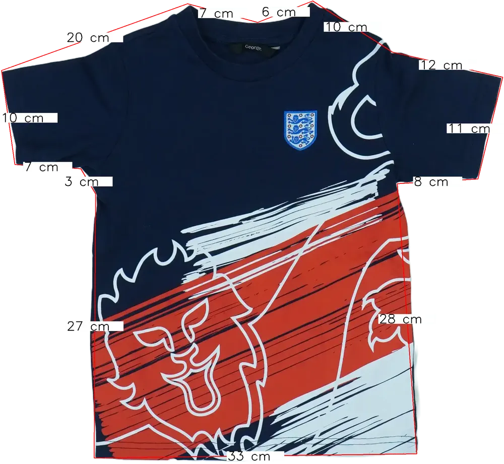 Kék George Póló EU 116 / UK 6 év / US 6 év/S