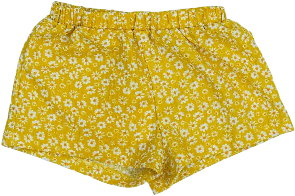Sárga Matalan Rövidnadrág EU 104 / UK 4 év / US 4T/XS