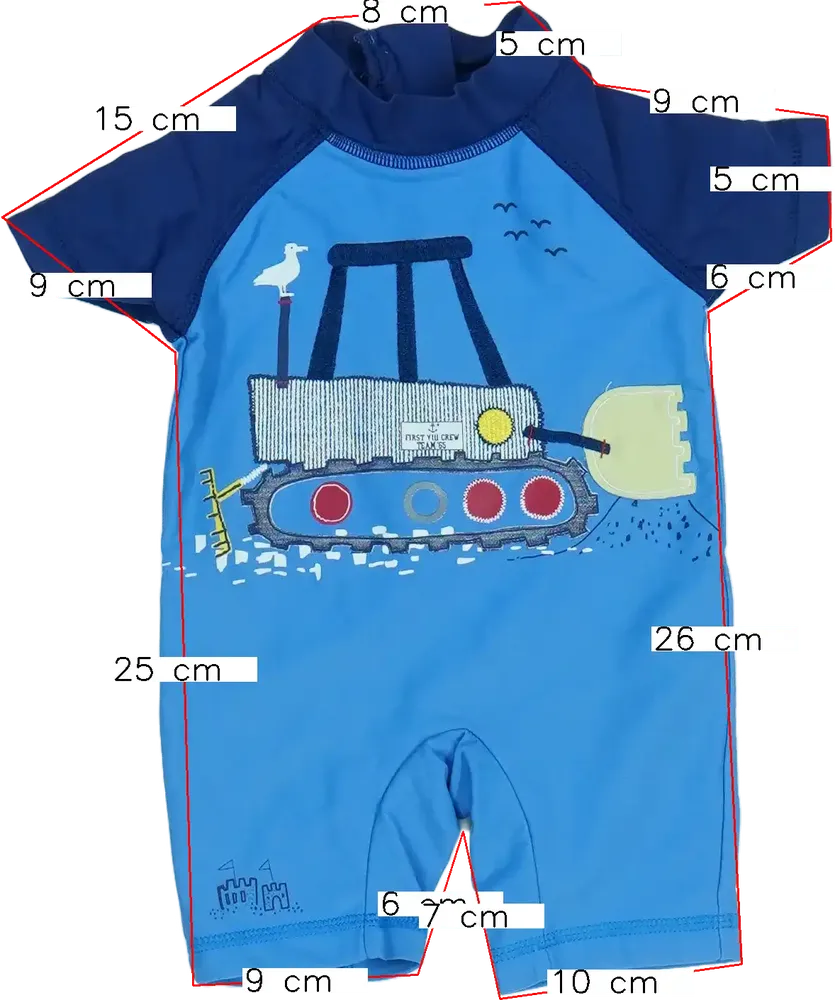 Kék Next Napvédő ruházat EU 68 / UK 3-6 hónap / US 3-6 hónap