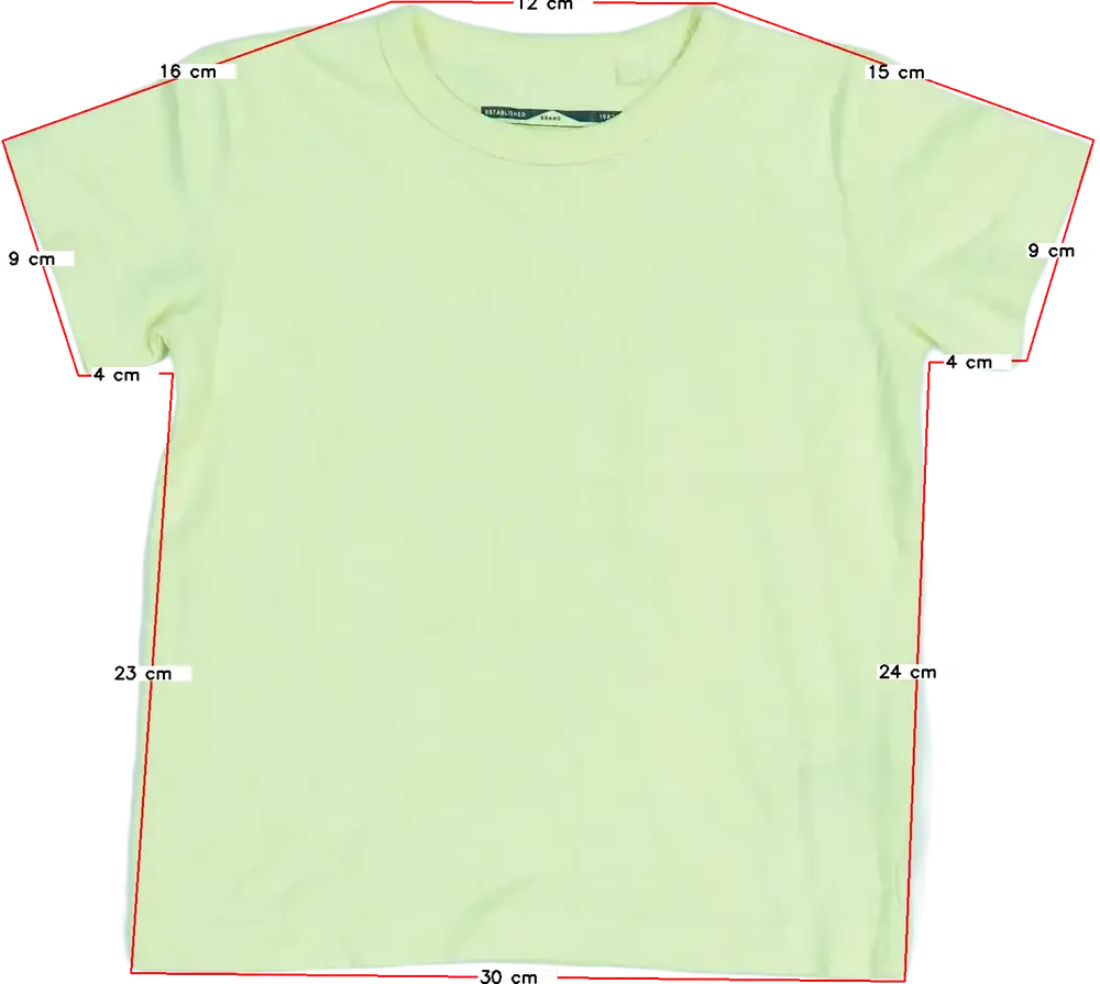 Sárga Next Póló EU 86 / UK 12-18 hónap / US 18 hónap