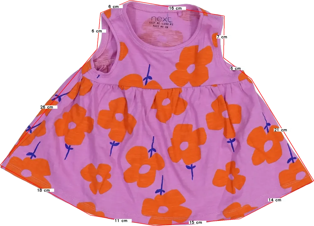 Rózsaszín Next Tunika EU 92 / UK 2 év / US 2T