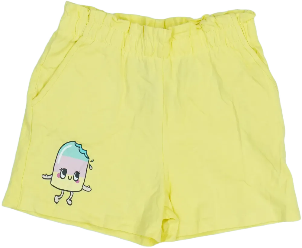 Sárga H&amp;M Rövidnadrág EU 140 / UK 10 év / US 10 év/L