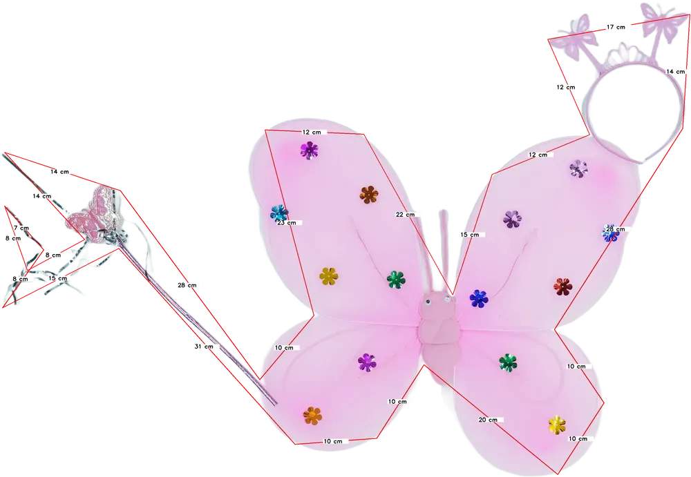 Rózsaszín Funny Fashion Jelmez Egyméret