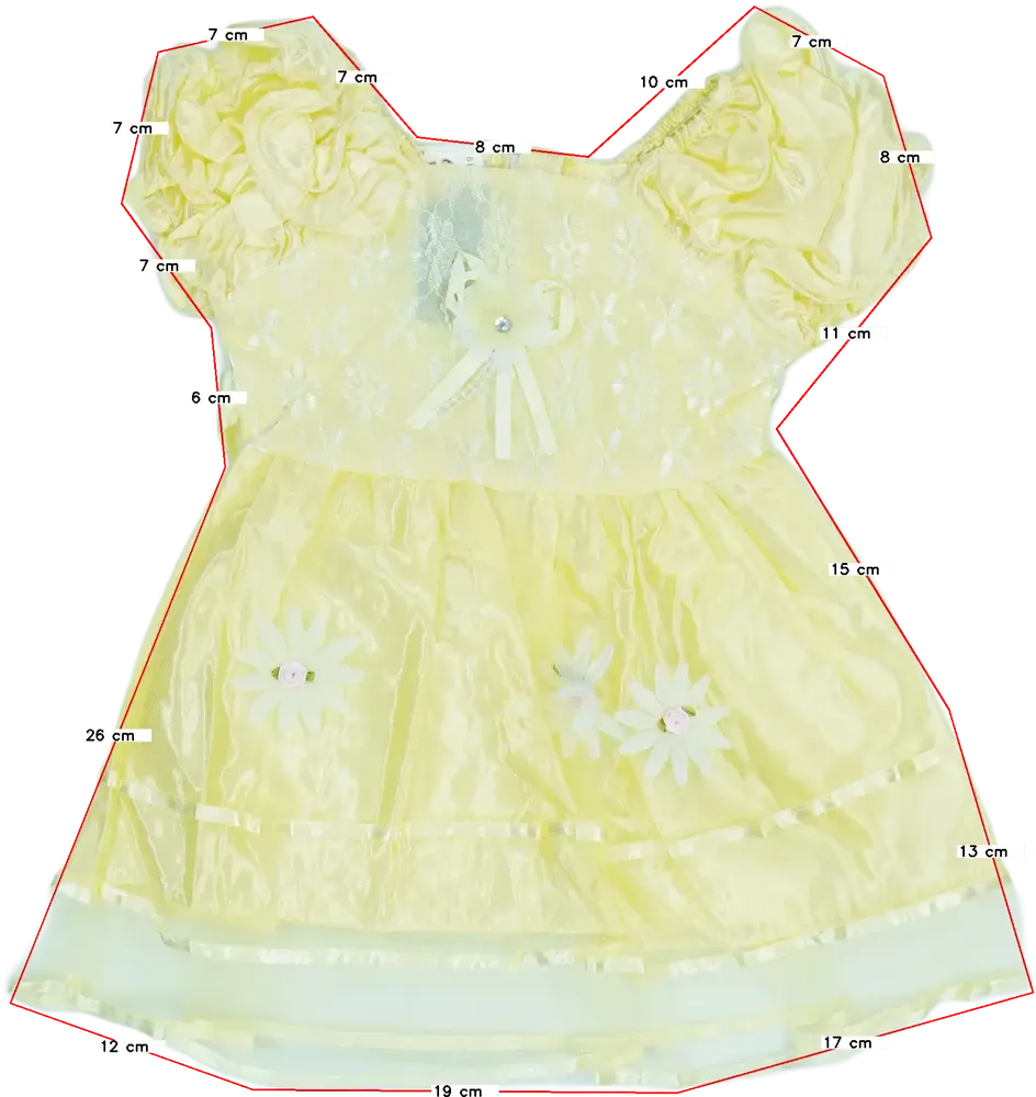 Sárga Best Fashion Jelmez EU 86 / UK 12-18 hónap / US 18 hónap