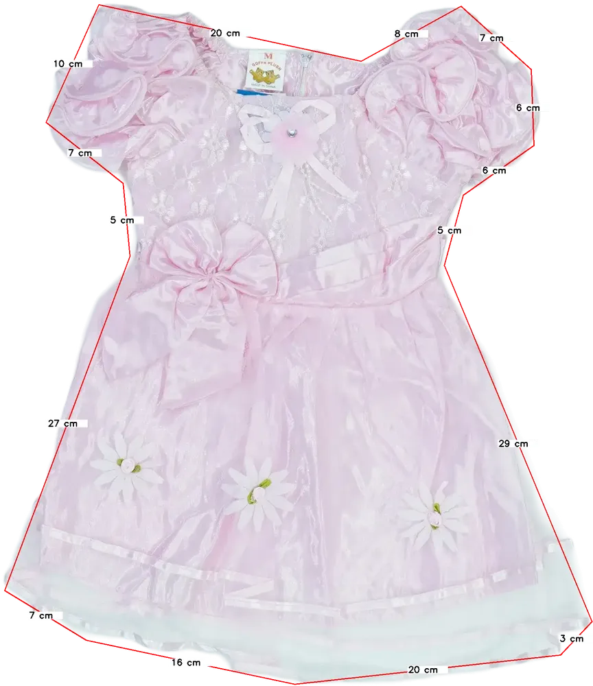 Rózsaszín Goffa Plush Jelmez EU 92 / UK 2 év / US 2T