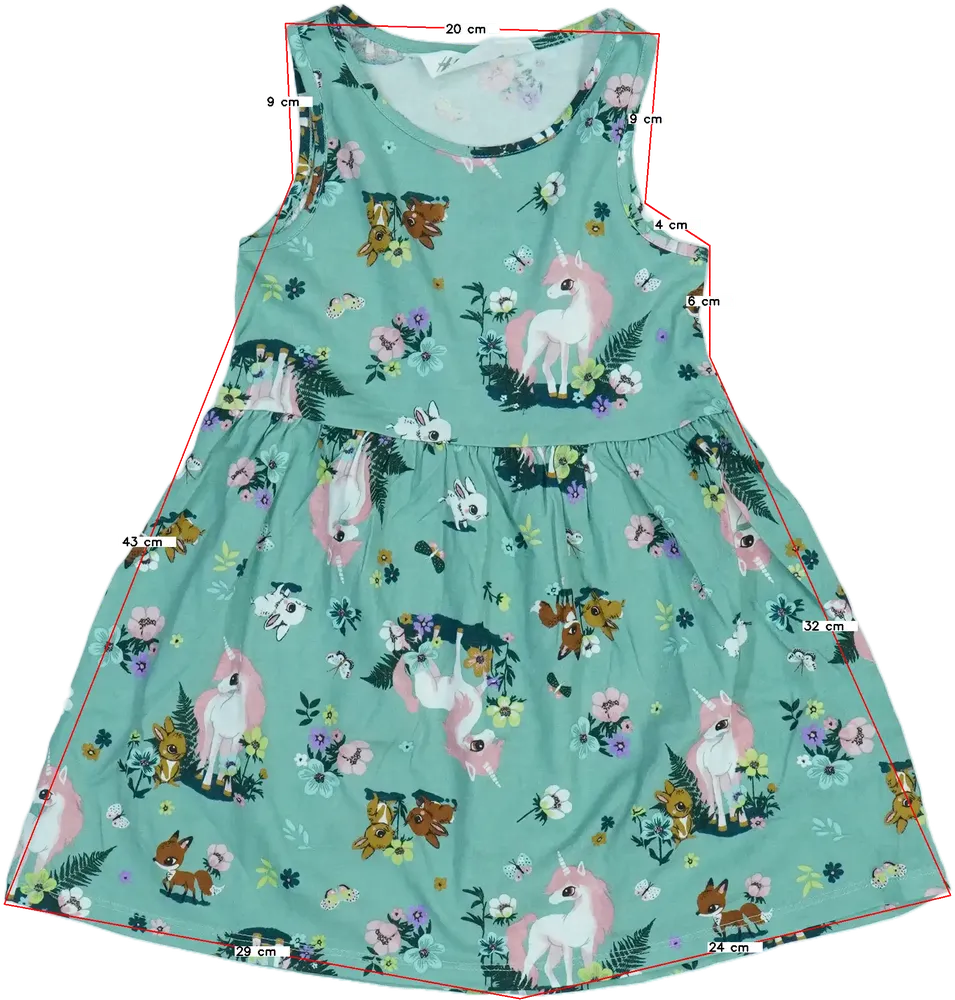 Zöld H&amp;M Ruha EU 104 / UK 4 év / US 4T/XS