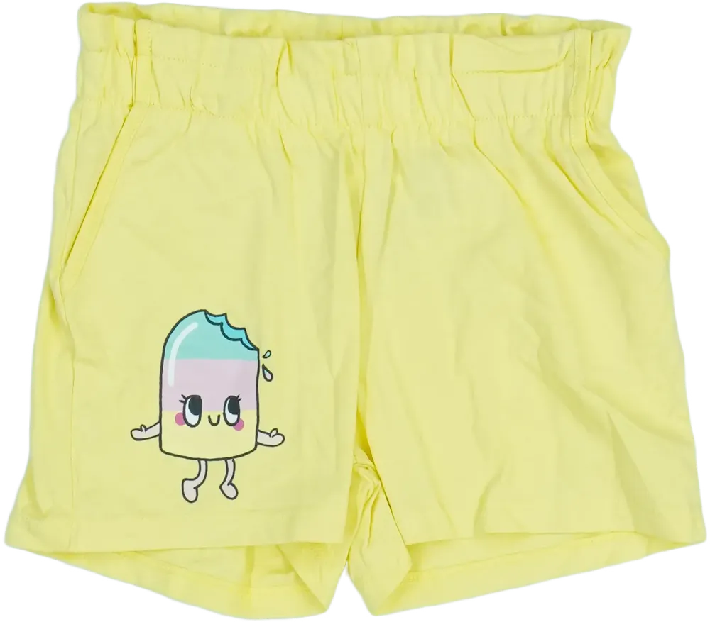 Sárga H&amp;M Rövidnadrág EU 128 / UK 8 év / US 8 év/M