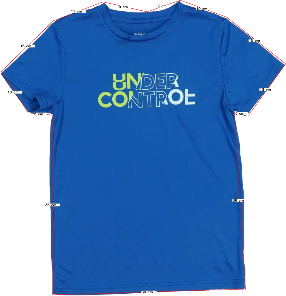 Kék Yigga Póló EU 140 / UK 10 év / US 10 év/L