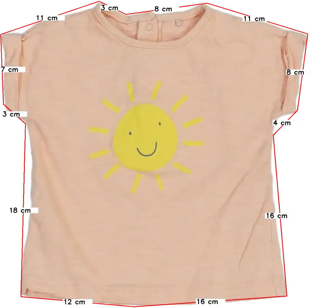 Sárga (narancs) Next Póló EU 74 / UK 6-9 hónap / US 6-9 hónap