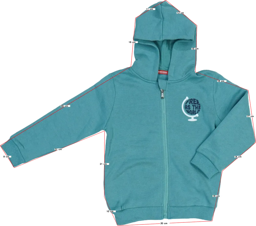 Szürke Energiers Kapucnis pulóver EU 116 / UK 6 év / US 6 év/S