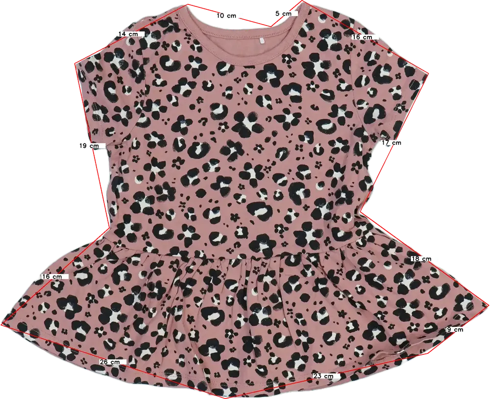 Rózsaszín George Tunika EU 116 / UK 6 év / US 6 év/S