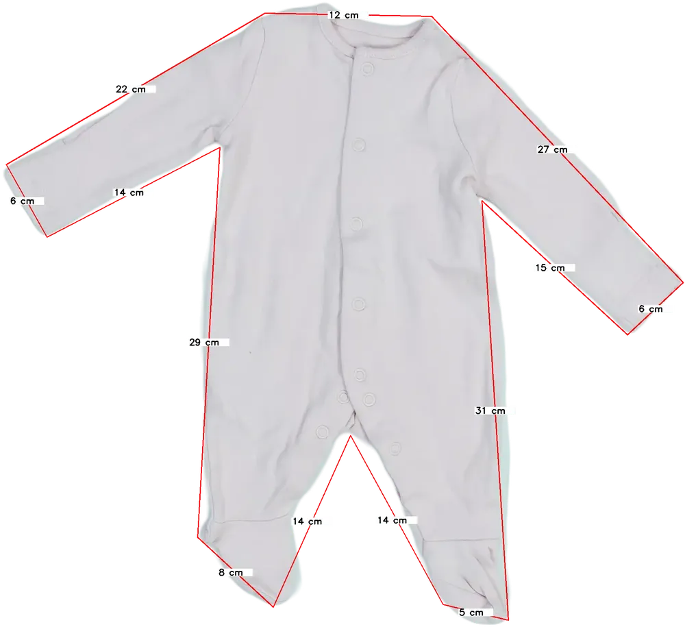 Rózsaszín TU Hosszú ujjú rugdalózó EU 56 / UK Újszülött / US Újszülött