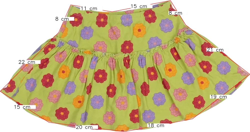 Zöld Gymboree Szoknyanadrág EU 122 / UK 7 év / US 7 év/M