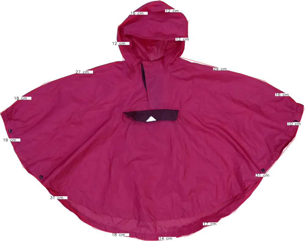 Rózsaszín Decathlon Esőkabát EU 122 / UK 7 év / US 7 év/M