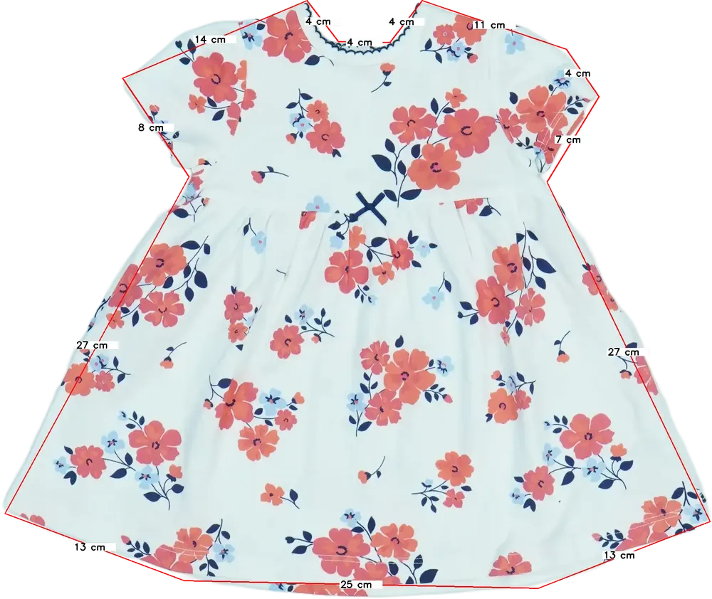 Fehér Little Me Ruha EU 80 / UK 9-12 hónap / US 12 hónap