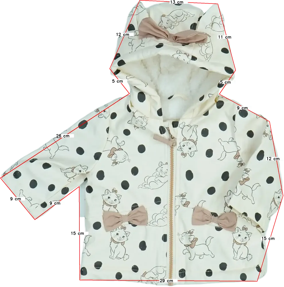 Fehér Disney Esőkabát EU 62 / UK 0-3 hónap / US 0-3 hónap