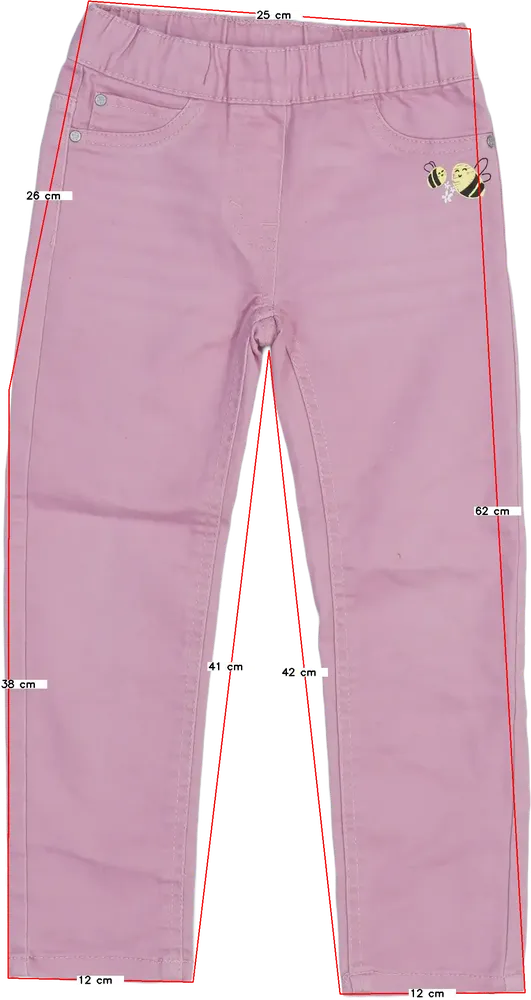 Rózsaszín PocoPiano Farmernadrág EU 110 / UK 5 év / US 5 év/XS