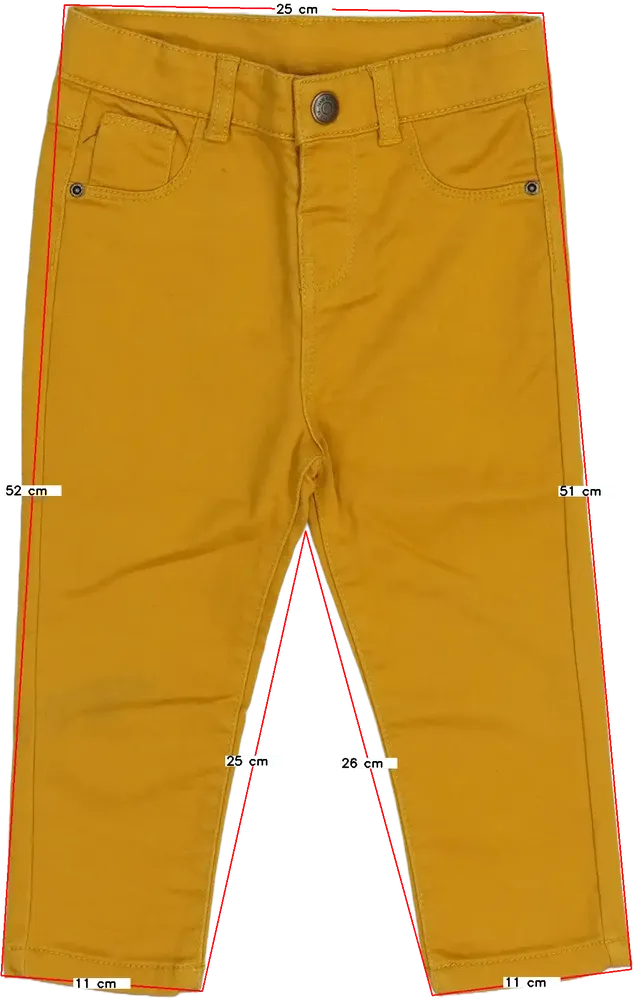 Sárga Primark Hosszúnadrág EU 92 / UK 2 év / US 2T