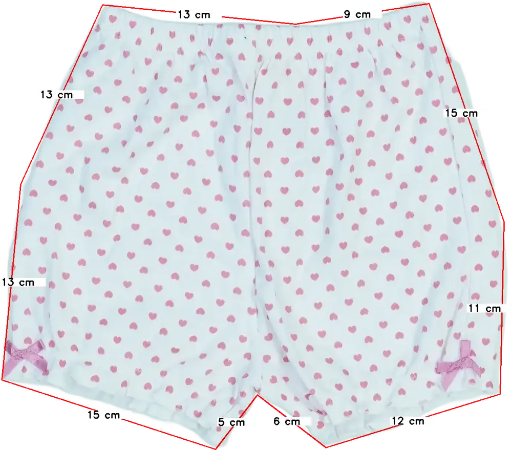 Fehér Hello Kitty Rövidnadrág EU 92 / UK 2 év / US 2T