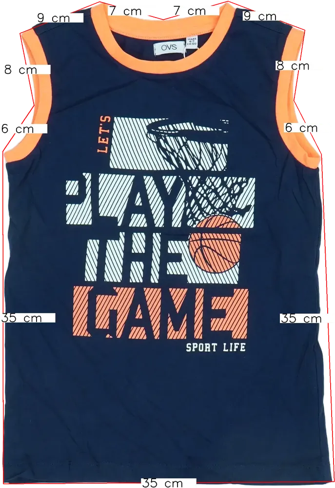 Kék OVS Fiú / Férfi atléta EU 122 / UK 7 év / US 7 év/M