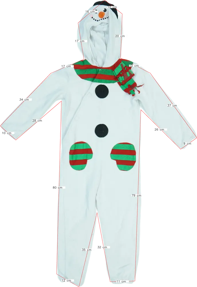 Fehér Egyéb Jelmez EU 128 / UK 8 év / US 8 év/M