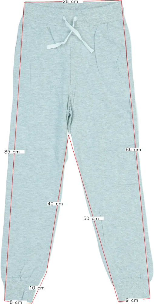 Szürke H&amp;M Melegítőnadrág EU 140 / UK 10 év / US 10 év/L