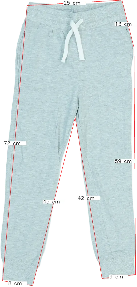 Szürke H&amp;M Melegítőnadrág EU 122 / UK 7 év / US 7 év/M