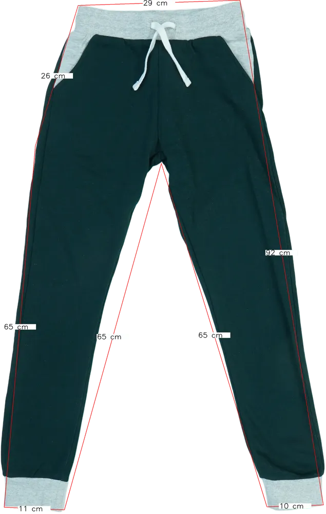 Zöld Basic Collection Melegítőnadrág EU 152 / UK 12 év / US 12 év/L