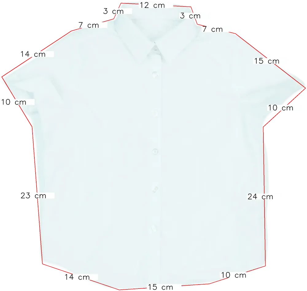 Fehér George Blúz EU 110 / UK 5 év / US 5 év/XS