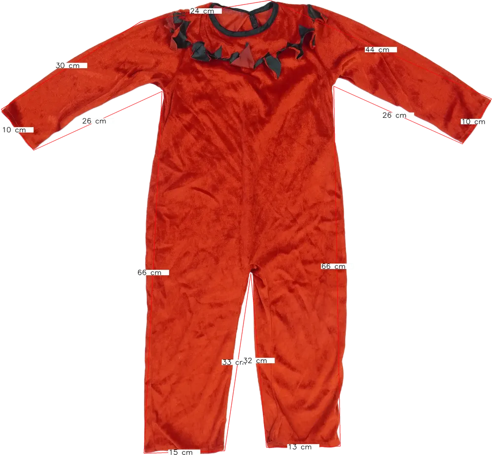 Piros Egyéb Jelmez EU 104 / UK 4 év / US 4T/XS