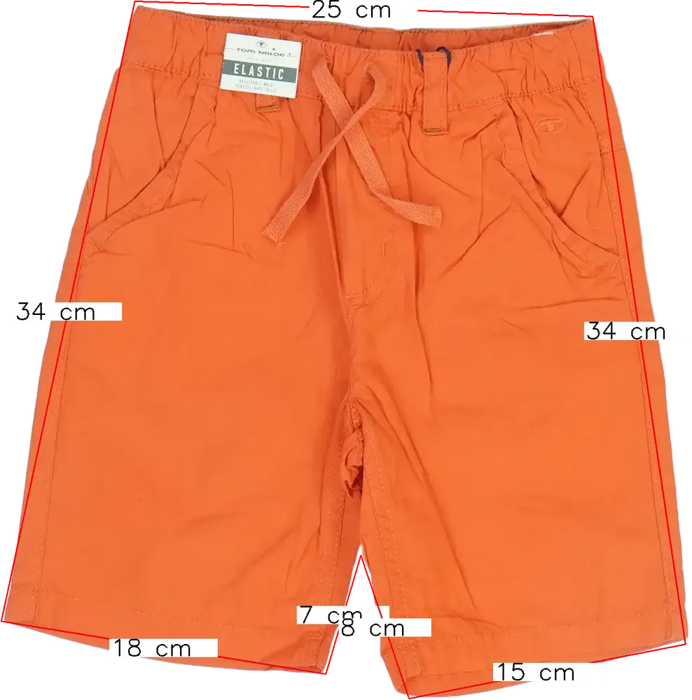 Sárga (narancs) Tom Tailor Rövidnadrág EU 116 / UK 6 év / US 6 év/S