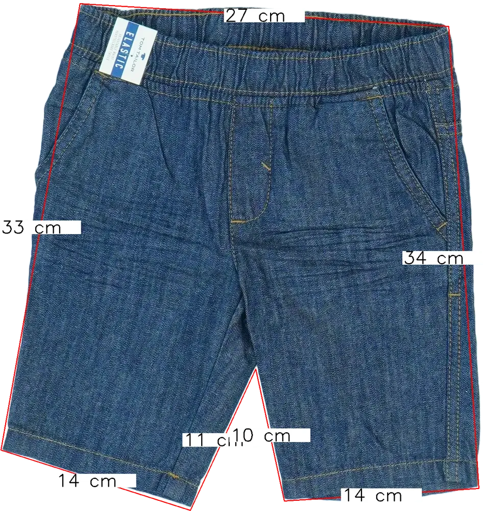 Kék Tom Tailor Rövidnadrág EU 104 / UK 4 év / US 4T/XS