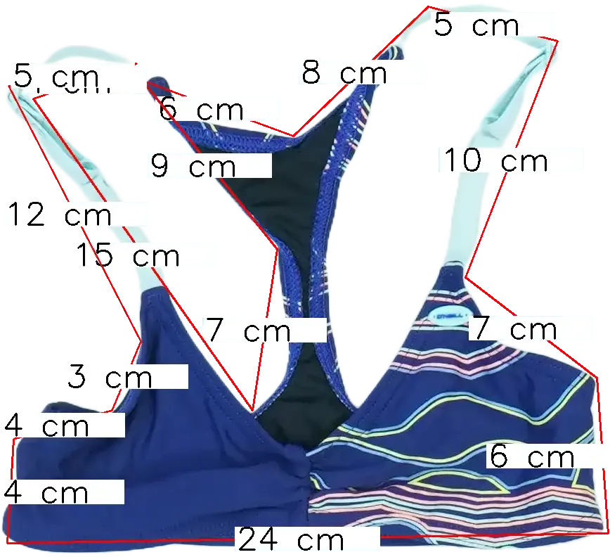 Kék O'neill Bikini felső EU 116 / UK 6 év / US 6 év/S