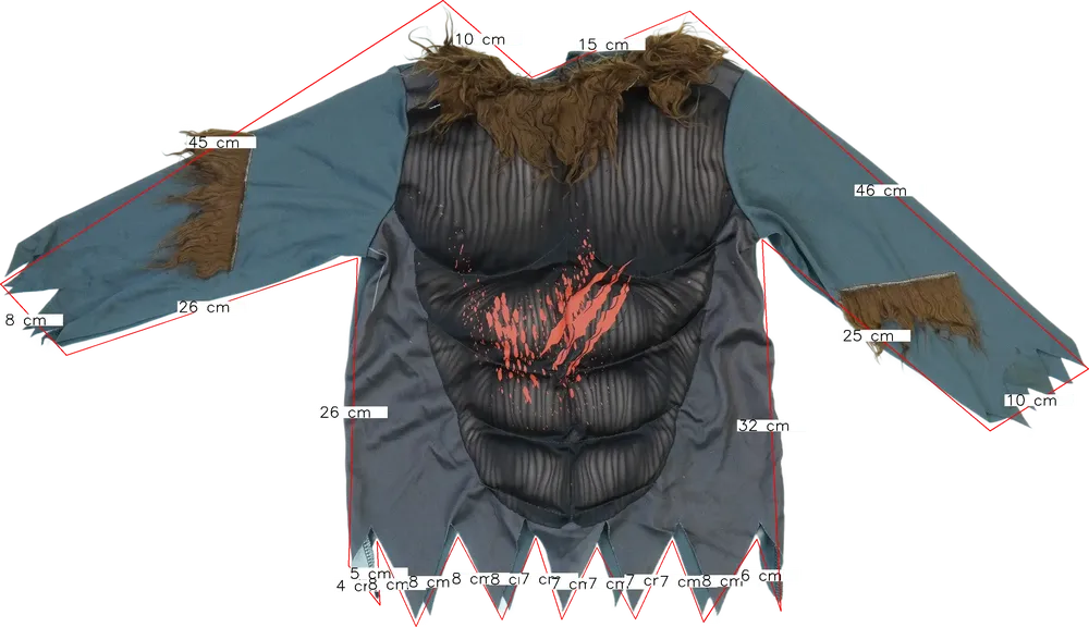 Többszínű TU Jelmez EU 116 / UK 6 év / US 6 év/S