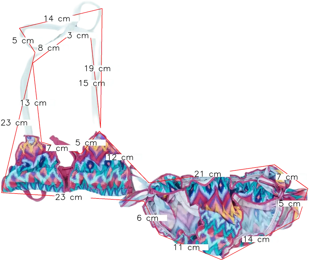 Többszínű Overkids Bikini EU 134 / UK 9 év / US 9 év/L
