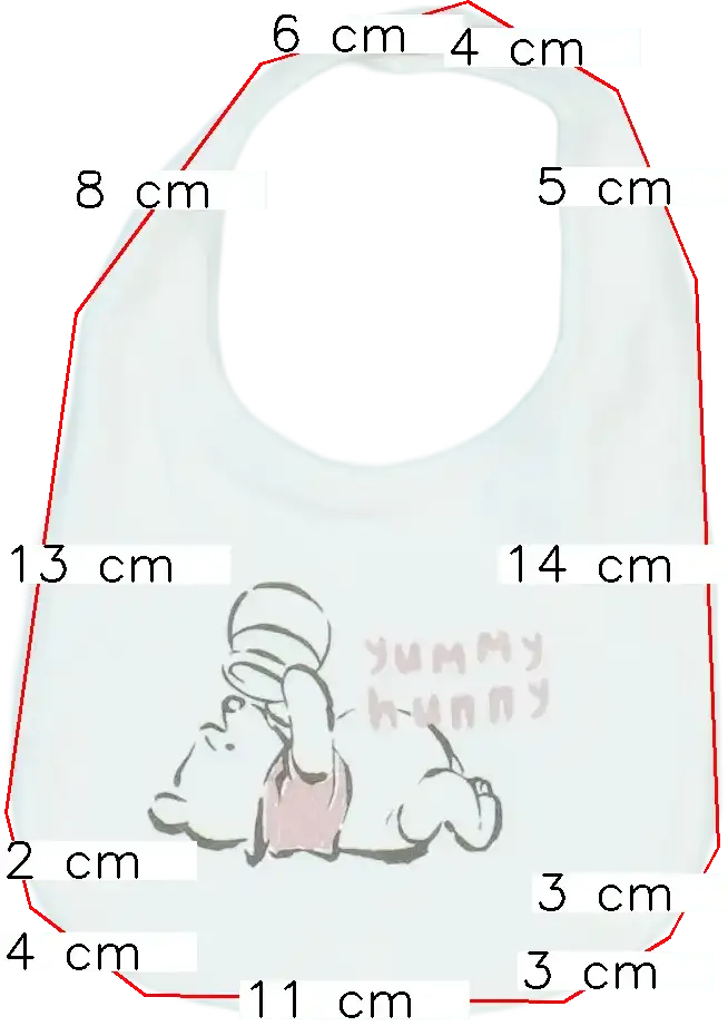 Rózsaszín Disney Előke Egyméret