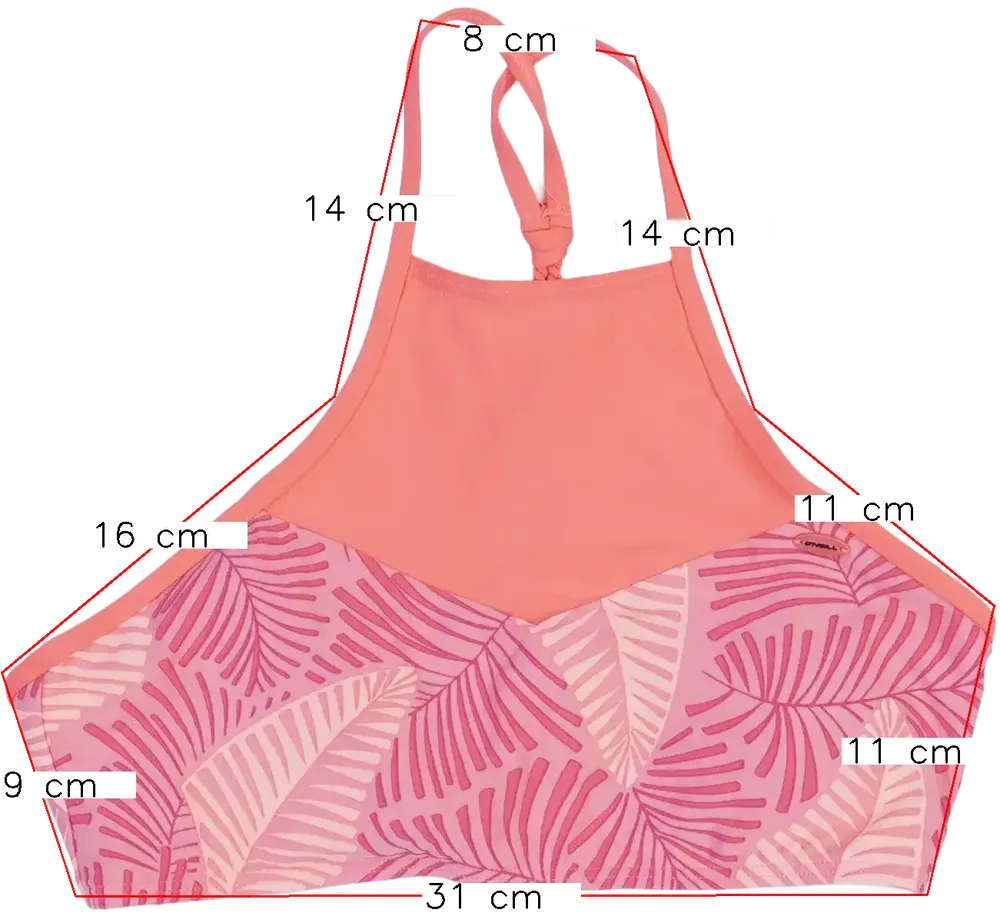 Rózsaszín O'neill Bikini felső EU 176 / UK 16 év / US XL