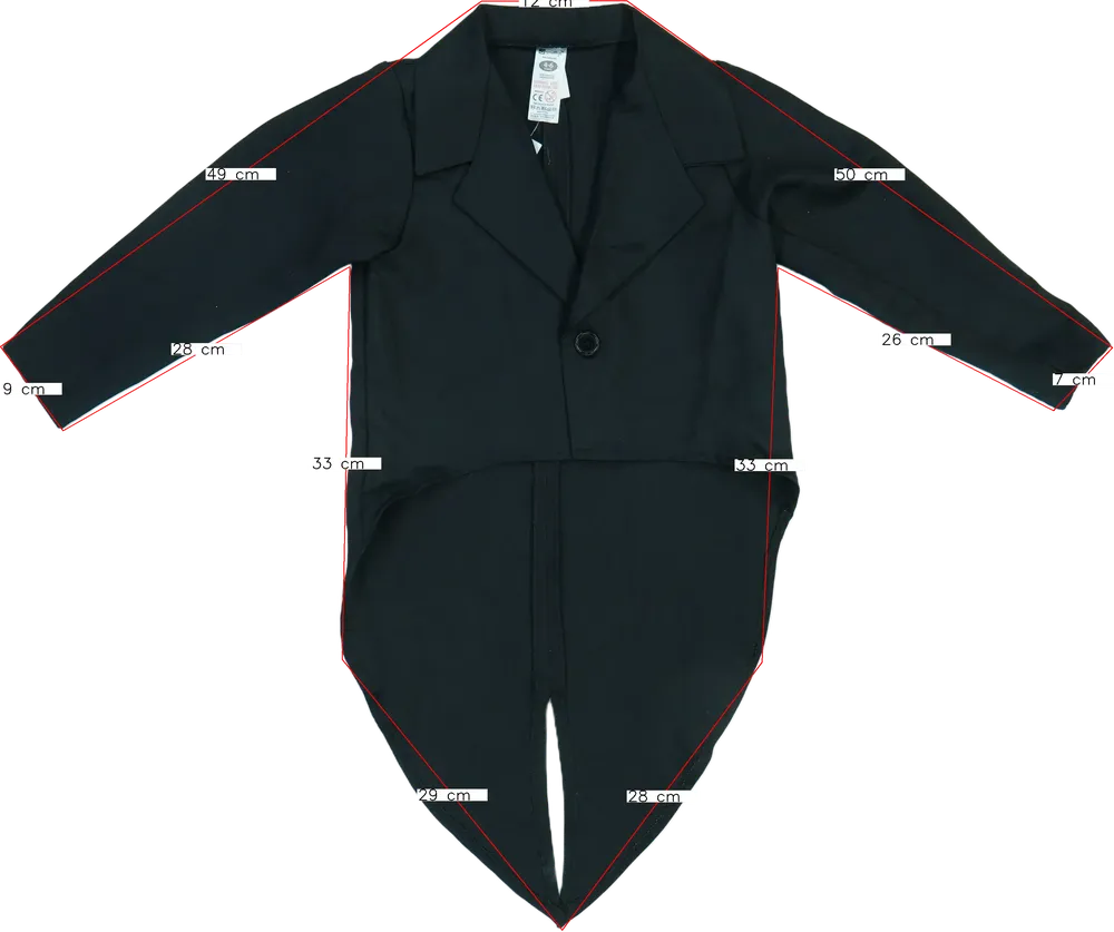 Fekete Egyéb Jelmez EU 116 / UK 6 év / US 6 év/S